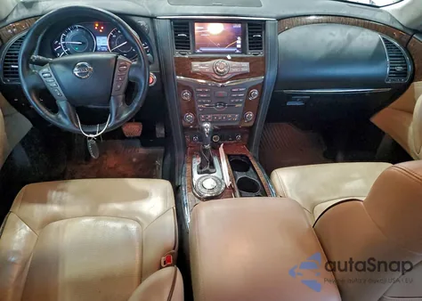 2017 Nissan Armada Platinum z USA, uszkodzony, nr VIN JN8AY2NF9H9302985